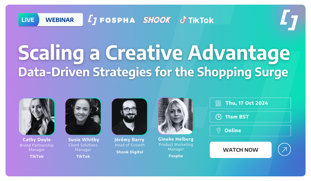 Fospha x Shook x TikTok Webinar - Watch